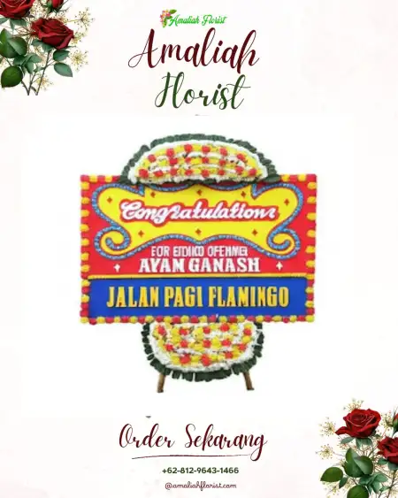 Sewa Papan Bunga Pokak